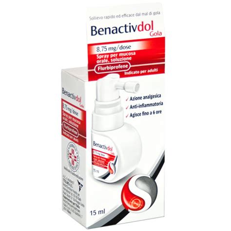 BENACTIVDOL GOLA*SPRAY15ML8,75 - Farmacia Puddu Baire S.r.l.