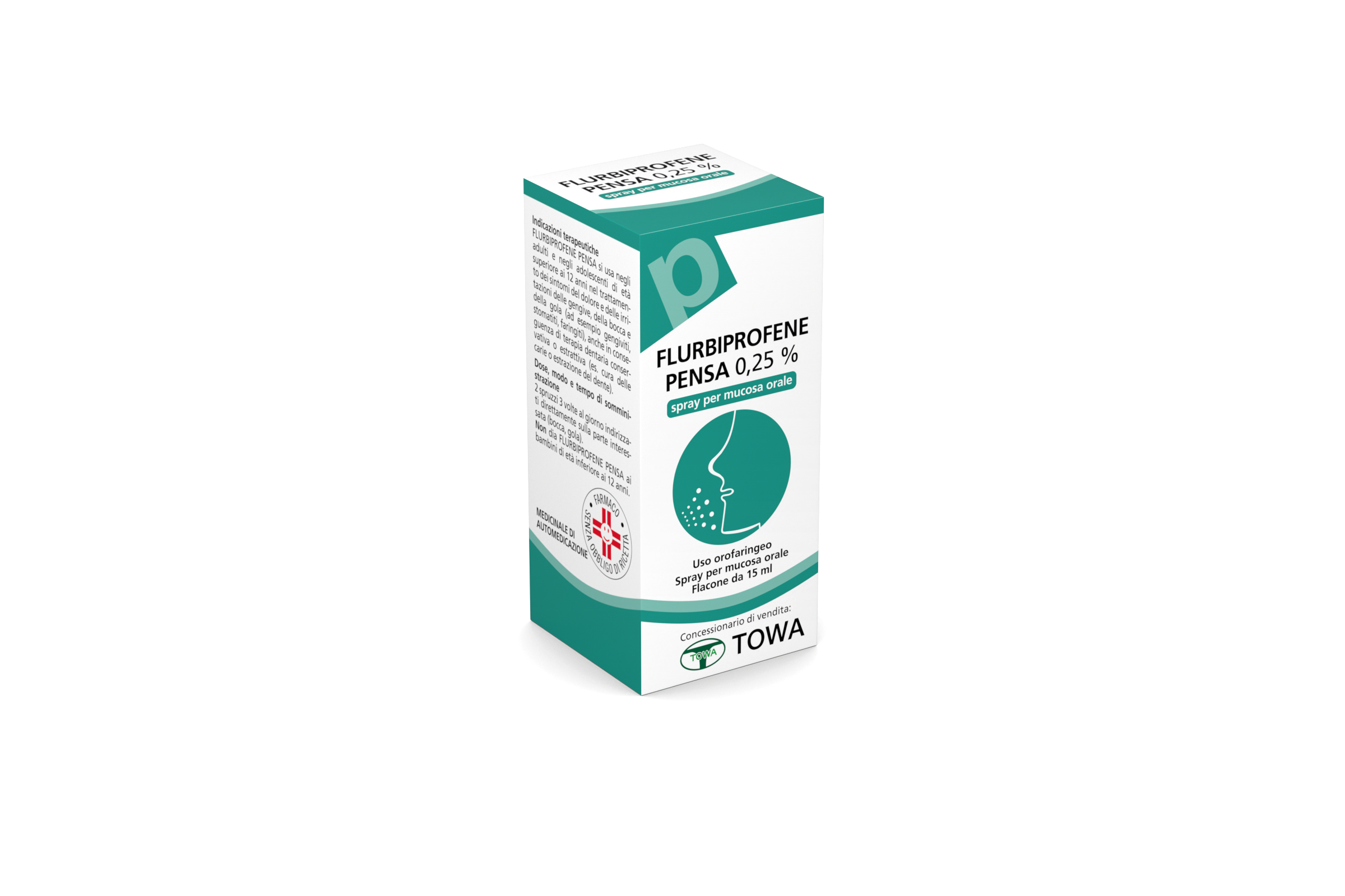 FLURBIPROFENE PE*OS SPRAY 15ML - Farmacia Puddu Baire S.r.l.