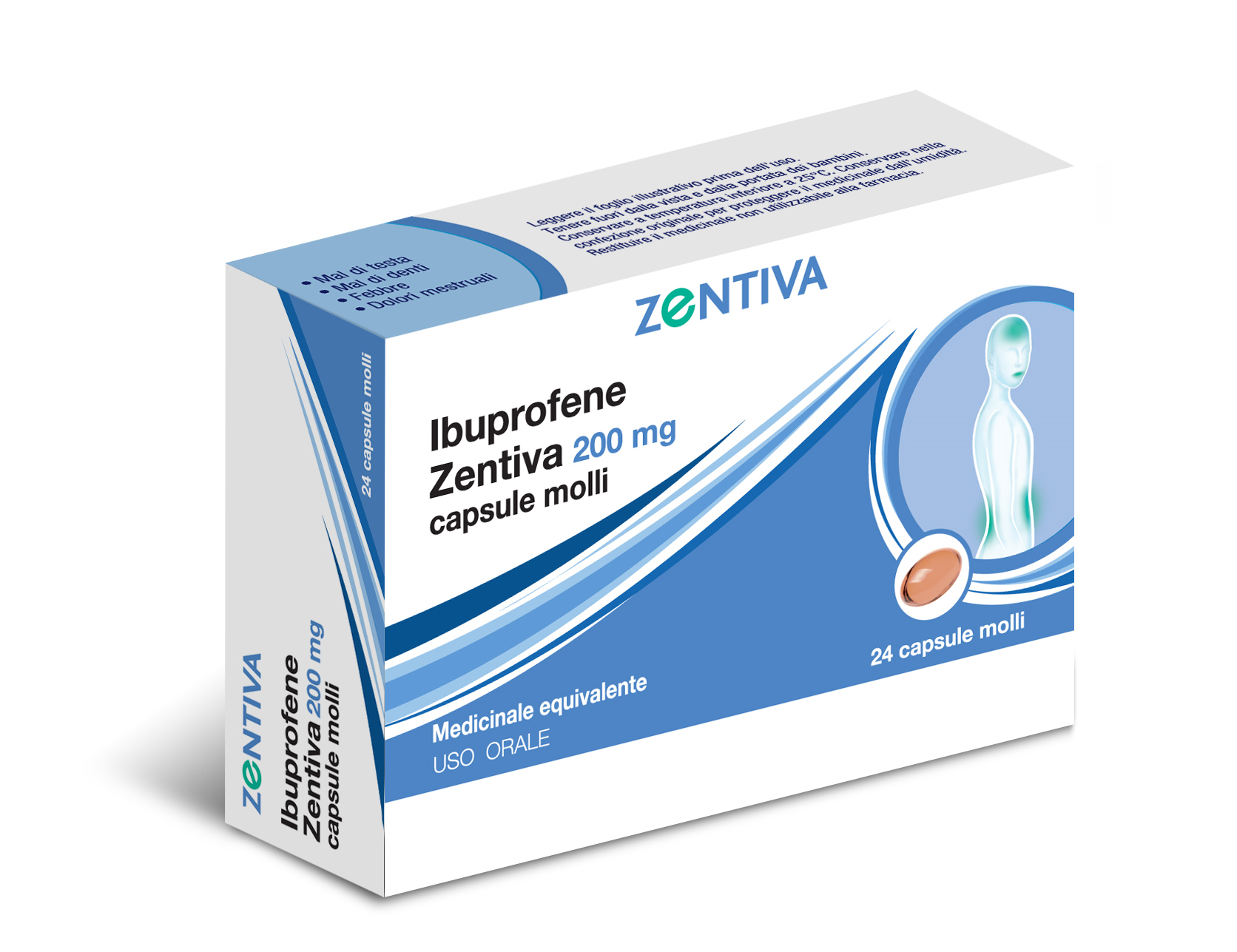 IBUPROFENE ZEN*24CPS MOL 200MG - Farmacia Puddu Baire S.r.l.