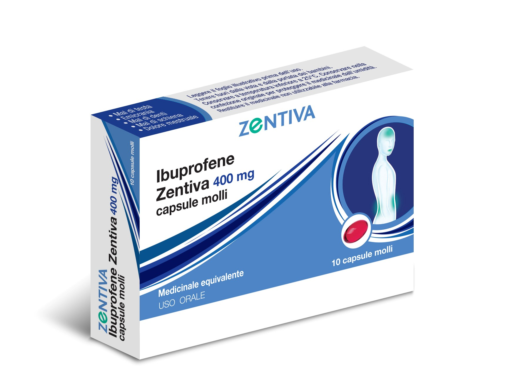IBUPROFENE ZEN*10CPS MOL 400MG - Farmacia Puddu Baire S.r.l.
