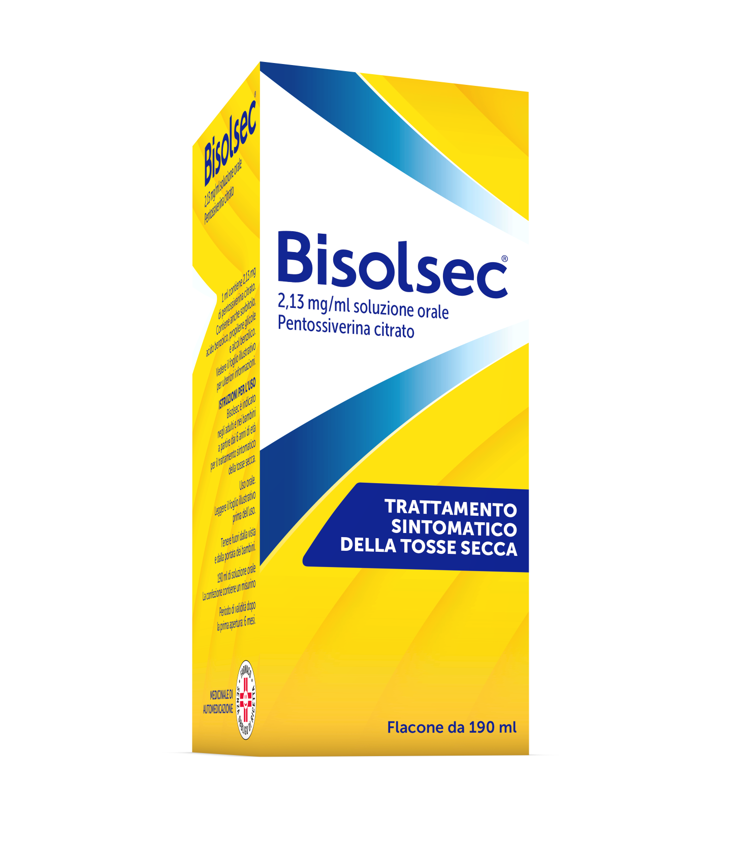 BISOLSEC*OS FL 190ML 2,13MG/ML - Farmacia Puddu Baire S.r.l.