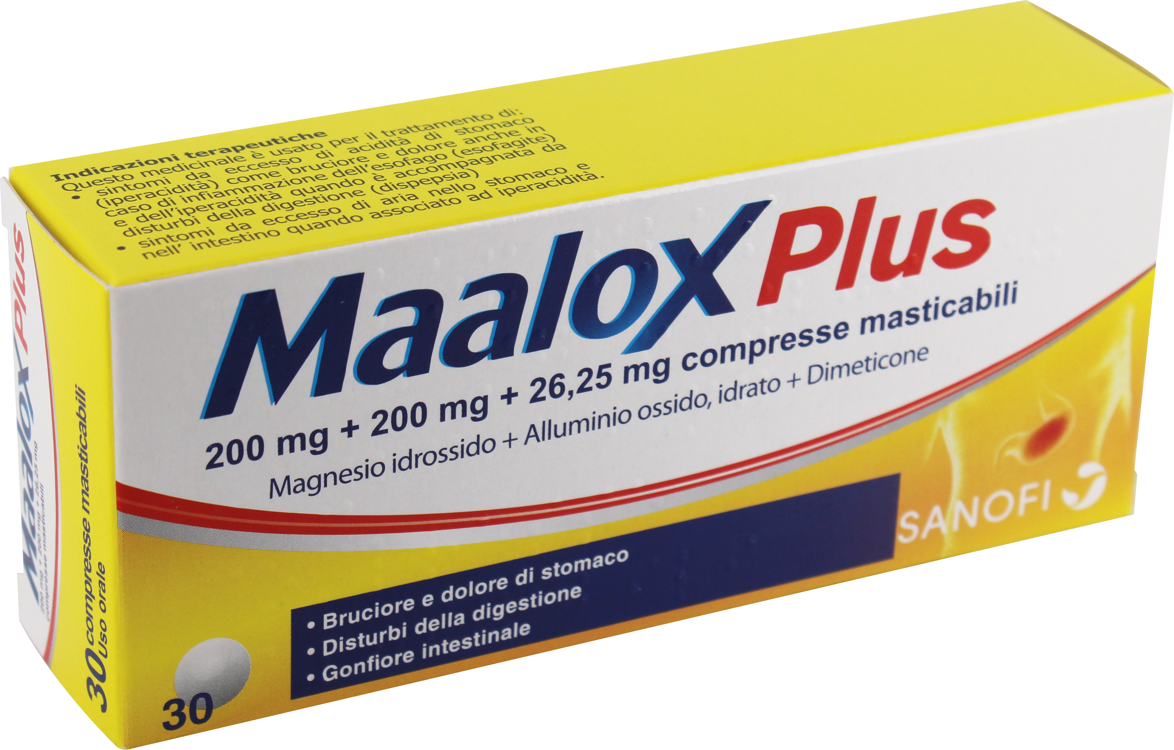 MAALOX PLUS*30CPR MAST - Farmacia Puddu Baire S.r.l.