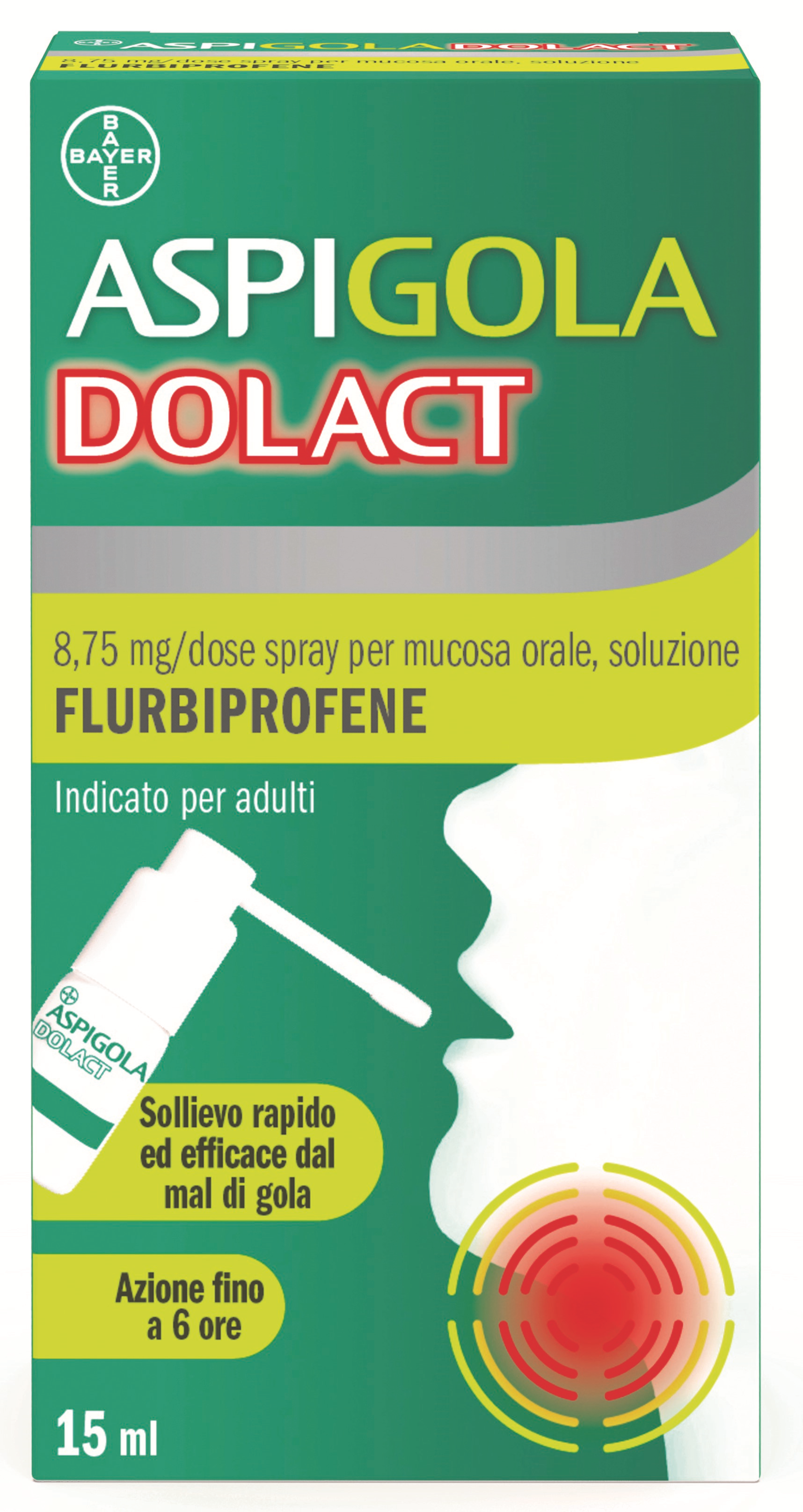ASPIGOLADOLACT*SPRAY 15ML - Farmacia Puddu Baire S.r.l.