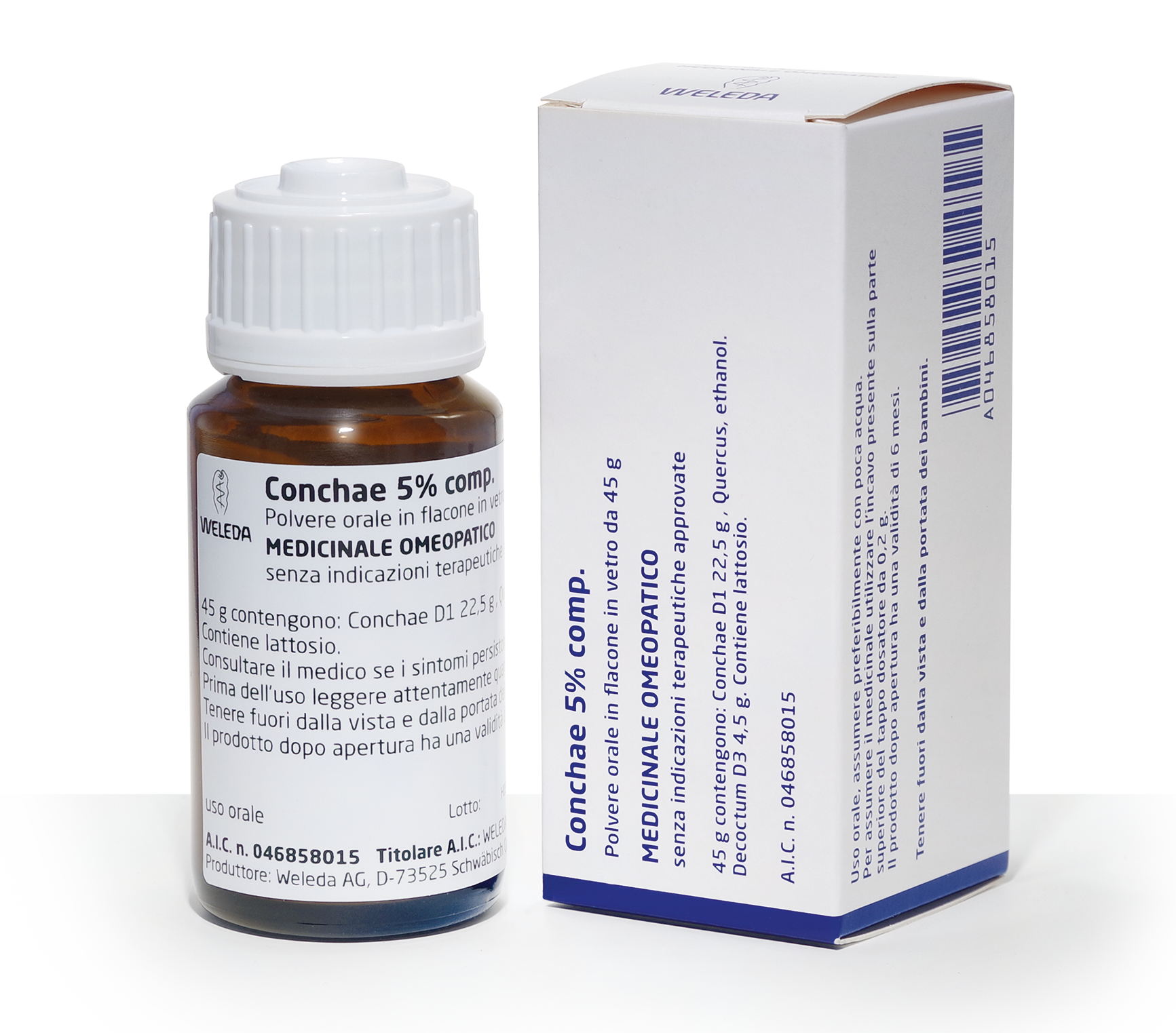 CONCHAE 5% COMP*OS POLV 45G - Farmacia Puddu Baire S.r.l.