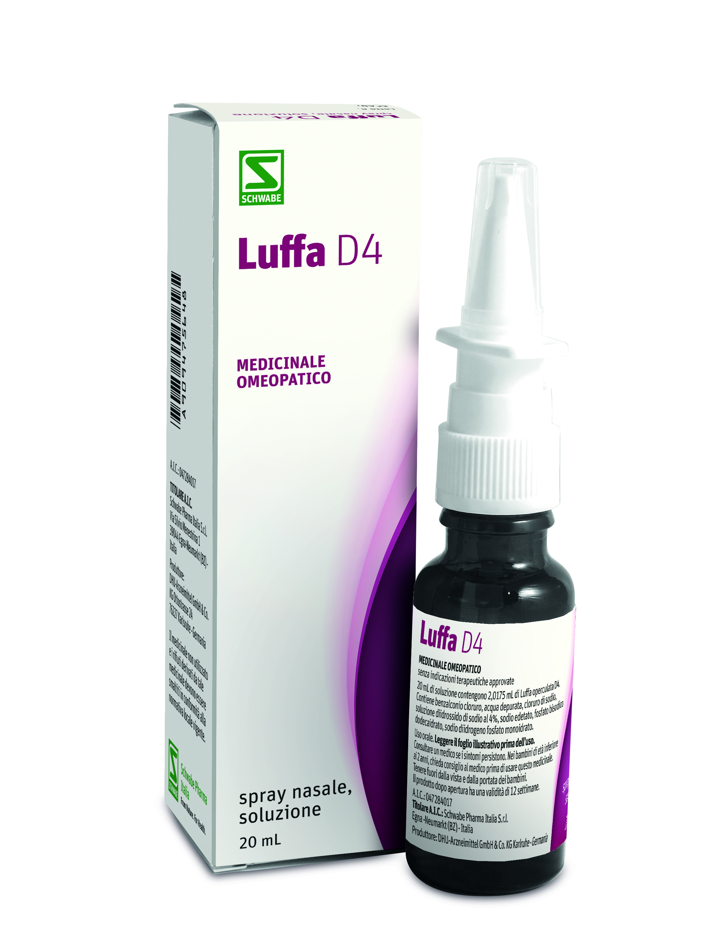 LUFFA*D4 SPRAY NASALE 1FL 20ML - Farmacia Puddu Baire S.r.l.