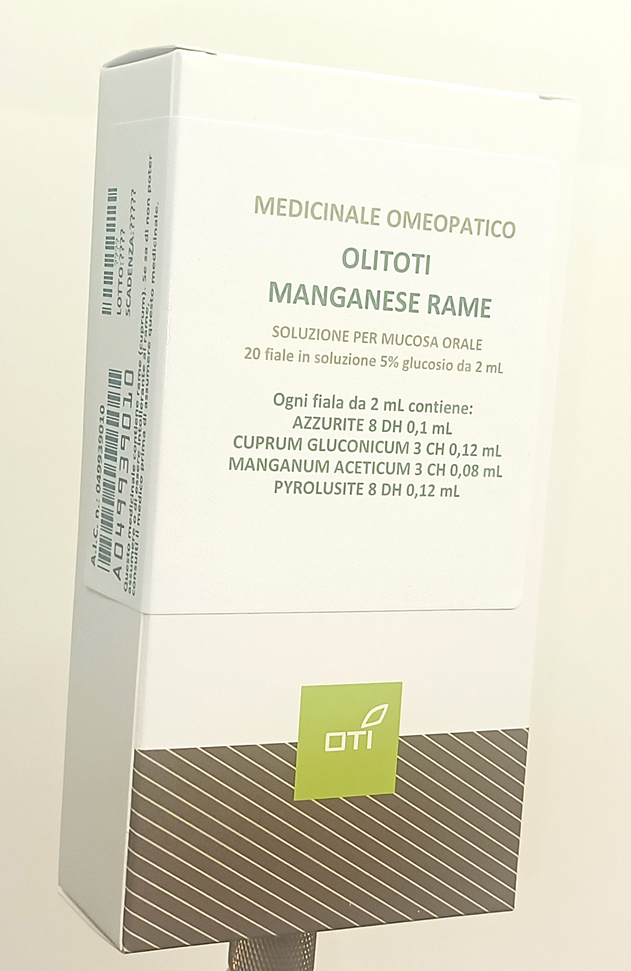 OLITOTI MANGANESE RAME*OS 20F - Farmacia Puddu Baire S.r.l.