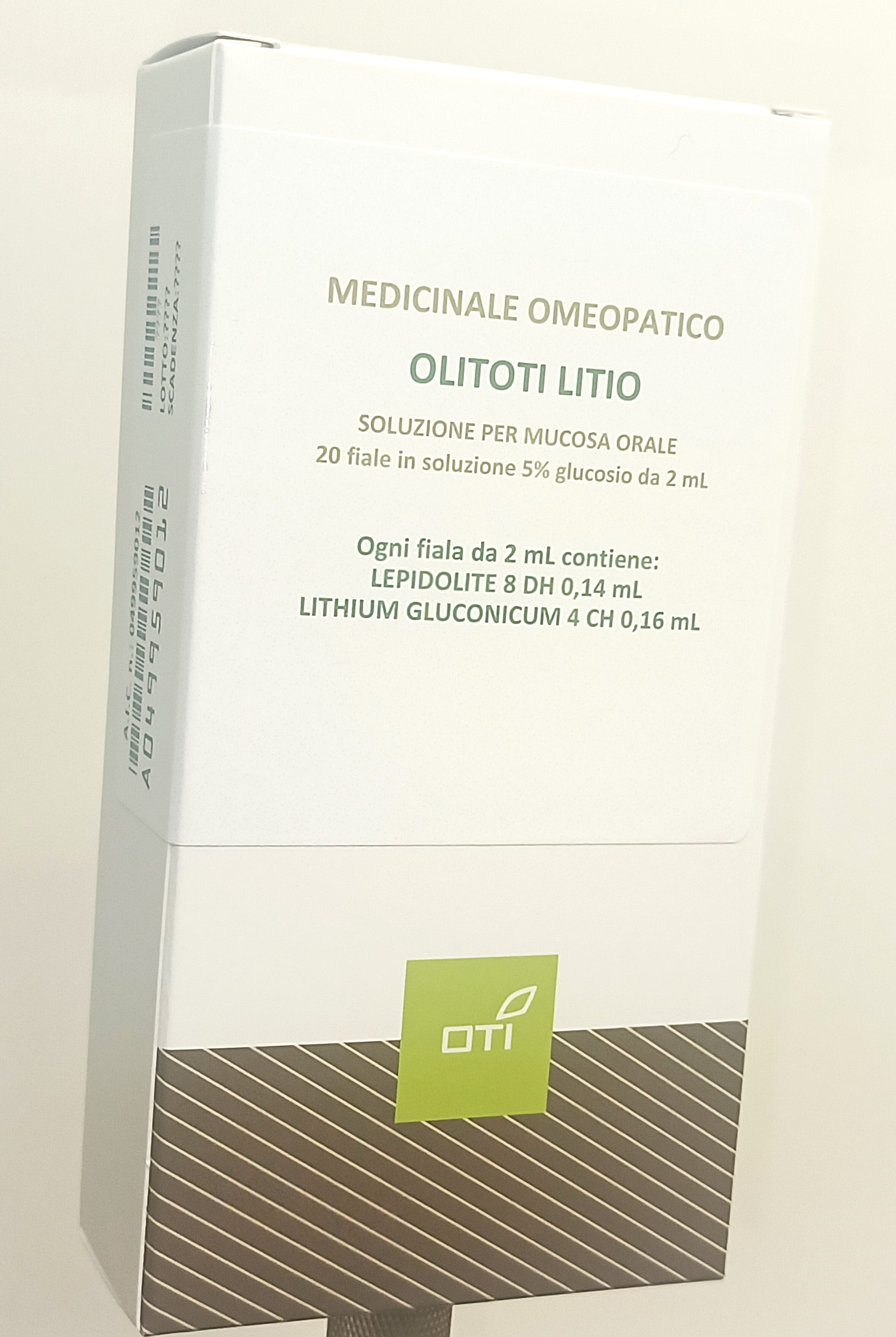 OLITOTI LITIO*OS 20F 5% 2ML - Farmacia Puddu Baire S.r.l.