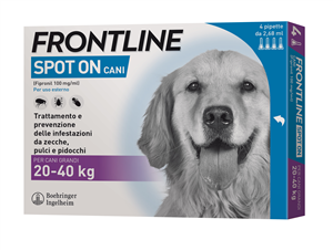 FRONTLINE*4PIP 20-40KG CANI - Farmacia Puddu Baire S.r.l.