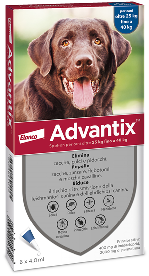 ADVANTIX SPOT ON*6PIP 25-40KG - Farmacia Puddu Baire S.r.l.