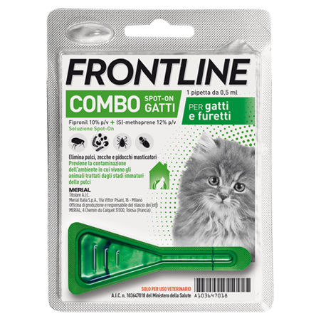 FRONTLINE COMBO*1PIP GATTI/FUR - Farmacia Puddu Baire S.r.l.