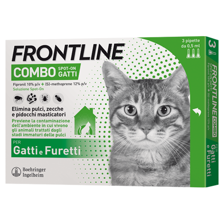 FRONTLINE COMBO*3PIP GATTI/FUR - Farmacia Puddu Baire S.r.l.