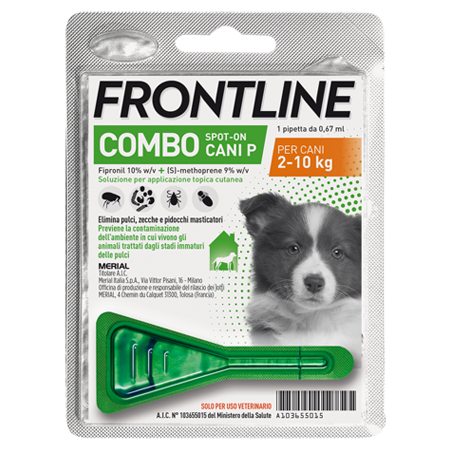 FRONTLINE COMBO*1PIP 2-10KG CA - Farmacia Puddu Baire S.r.l.