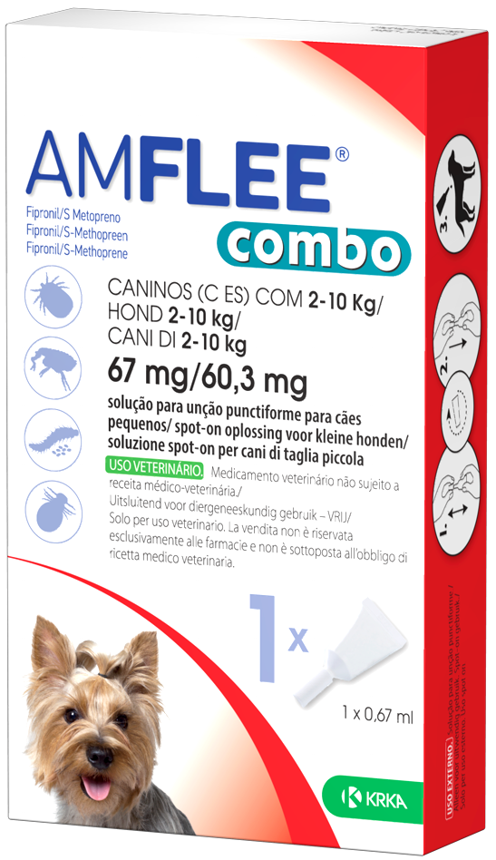 AMFLEE COMBO*1PIP 2-10KG CANI - Farmacia Puddu Baire S.r.l.