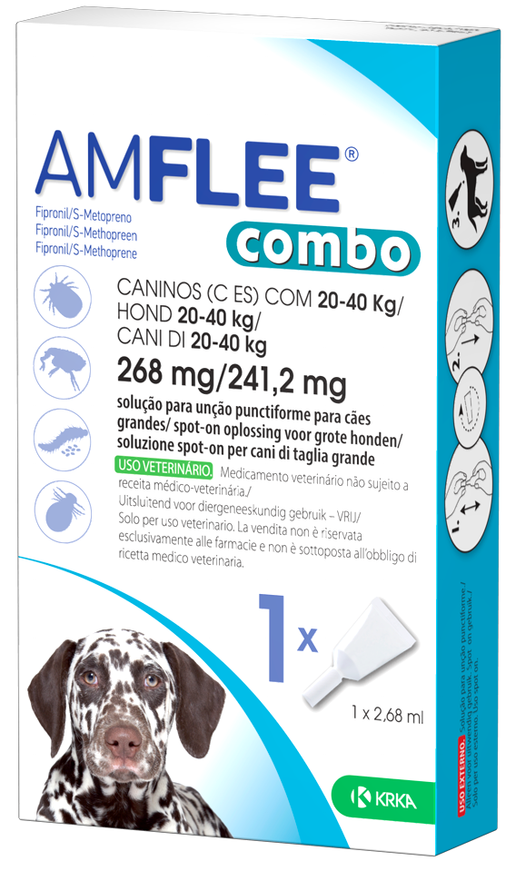 AMFLEE COMBO*3PIP 20-40KG CANI - Farmacia Puddu Baire S.r.l.