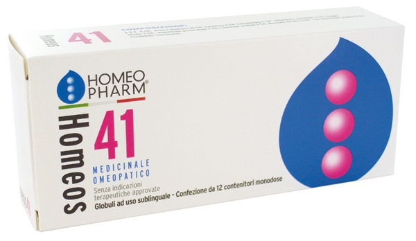 HOMEOS 41 GLOBULI 12 TUBI - Farmacia Puddu Baire S.r.l.