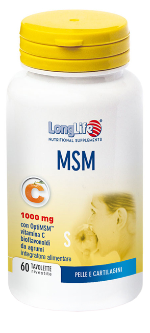 LONGLIFE MSM 1000 MG 60 TAVOLETTE - Farmacia Puddu Baire S.r.l.