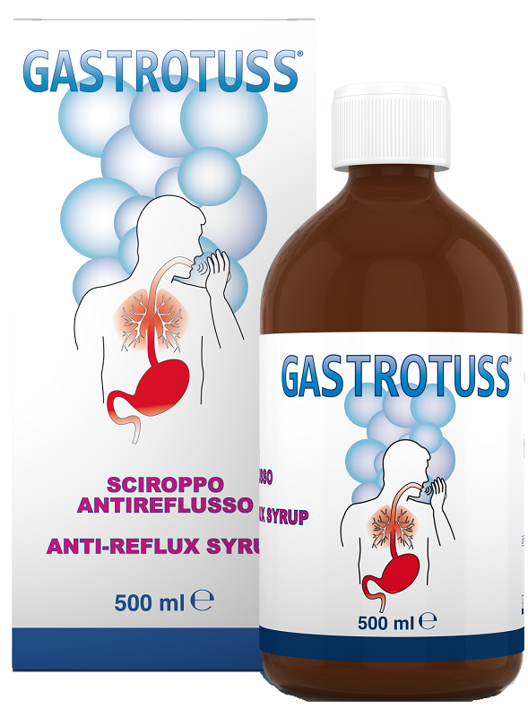 SCIROPPO ANTIREFLUSSO GASTROTUSS 500 ML - Farmacia Puddu Baire S.r.l.