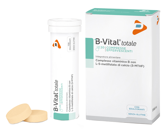 B-VITAL TOTALE ARANCIA 2 TUBI 10 COMPRESSE EFFERVESCENTI - Farmacia Puddu Baire S.r.l.