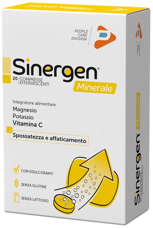 SINERGEN MINERALE LIMONE 20 COMPRESSE - Farmacia Puddu Baire S.r.l.