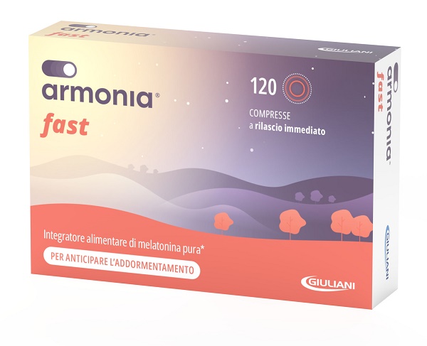 ARMONIA FAST 1 MG MELATONINA 120 COMPRESSE - Farmacia Puddu Baire S.r.l.