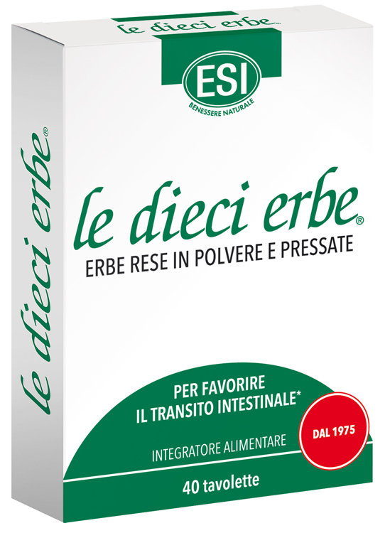 ESI LE DIECI ERBE 40 TAVOLETTE - Farmacia Puddu Baire S.r.l.