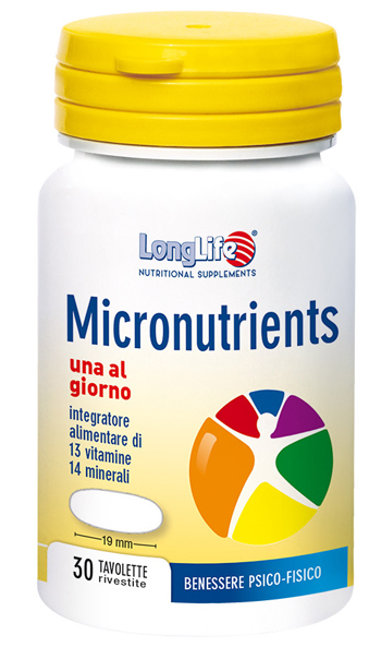 LONGLIFE MICRONUTRIENTS 30 TAVOLETTE - Farmacia Puddu Baire S.r.l.