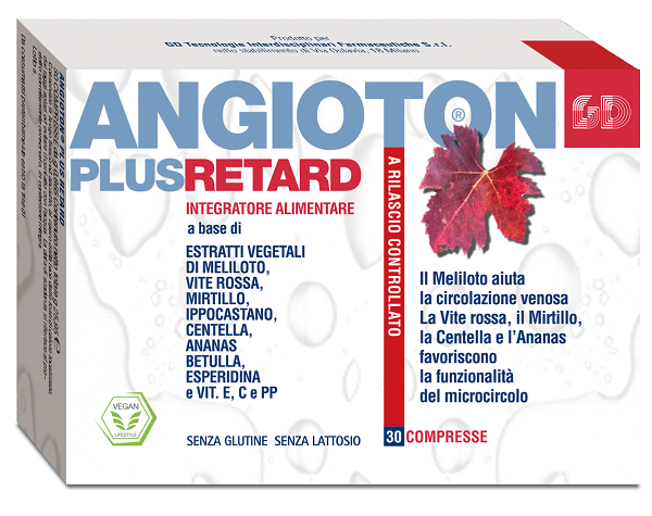 ANGIOTON PLUS RETARD 30 COMPRESSE - Farmacia Puddu Baire S.r.l.