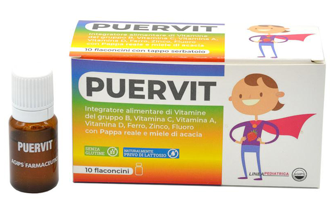 PUERVIT 10 FLACONCINI 10 ML - Farmacia Puddu Baire S.r.l.