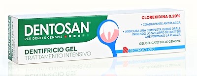 DENTOSAN GEL DENTIFRICIO CLOREXIDINA 0,2% 75 ML - Farmacia Puddu Baire S.r.l.