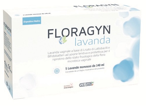 LAVANDA VAGINALE A BASE DI LATTOBACILLI LISATI FLORAGYN LAVANDA 140ML 5FLACONI - Farmacia Puddu Baire S.r.l.