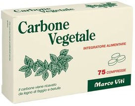 CARBONE VEGETALE 75 COMPRESSE - Farmacia Puddu Baire S.r.l.