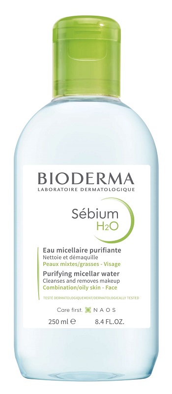 SEBIUM H2O DETERGENTE STRUCCANTE PELLE MISTA 250 ML - Farmacia Puddu Baire S.r.l.