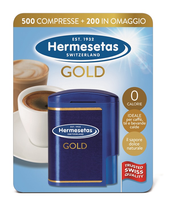 HERMESETAS GOLD 500+200 COMPRESSE 35 G - Farmacia Puddu Baire S.r.l.
