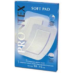 GARZA COMPRESSA PRONTEX SOFT PAD AUTOADESIVA 10X15CM 6 PEZZI - Farmacia Puddu Baire S.r.l.
