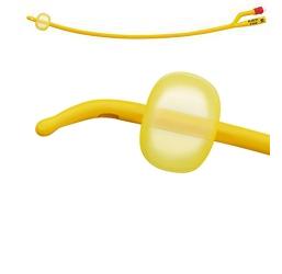 CATETERE FOLEY A MEDIA PERMANENZA  RUSCH GOLD PLUS A 3 VIE IN SILKOLATEX LATTICE-SILICONE PER ADULTO CH18 LUNGHEZZA 40 CM PUNTA CILINDRICA A 2 FORI PALLONCINO 5-15 ML 1 PEZZO - Farmacia Puddu Baire S.r.l.