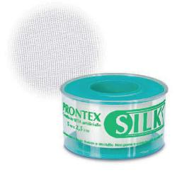 CEROTTO ROCCHETTO PRONTEX SILK SETA 2,5X500 CM - Farmacia Puddu Baire S.r.l.