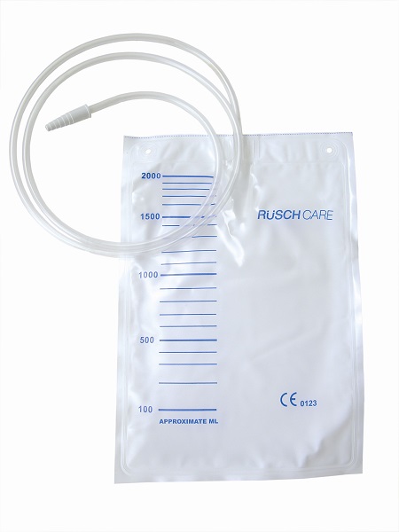 SACCA DI DRENAGGIO LETTO PER INCONTINENZA 2000ML IN PVC CON TUBO DI RACCORDO 90CM DIAMETRO 5X7MM MONOUSO 30 PEZZI - Farmacia Puddu Baire S.r.l.