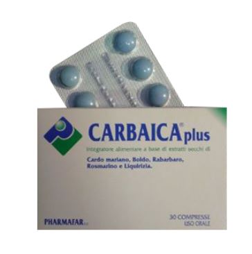 CARBAICA PLUS 30 COMPRESSE - Farmacia Puddu Baire S.r.l.