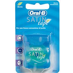 ORALB SATIN TAPE FILO INTERDENTALE 25 METRI - Farmacia Puddu Baire S.r.l.