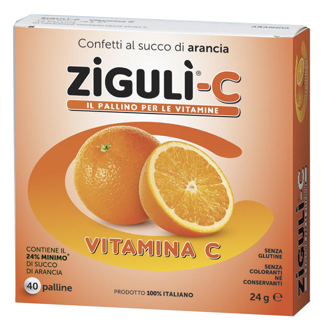 ZIGULI C ARANCIA 40 CONFETTI 24 G - Farmacia Puddu Baire S.r.l.
