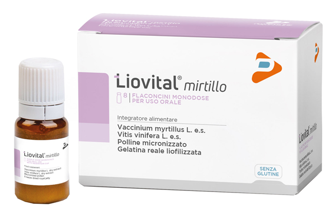 LIOVITAL MIRTILLO 8 FLACONCINI 10 ML - Farmacia Puddu Baire S.r.l.