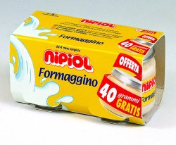 NIPIOL OMOGENEIZZATO FORMAGGINO 80 G 2 PEZZI - Farmacia Puddu Baire S.r.l.