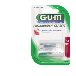GUM PROXABRUSH CLASSIC 612 SCOVOLINO INTERDENTALE 8 PEZZI - Farmacia Puddu Baire S.r.l.