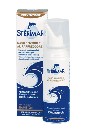 STERIMAR CU NASO SENSIBILE AL RAFFREDDORE SPRAY 100 ML - Farmacia Puddu Baire S.r.l.