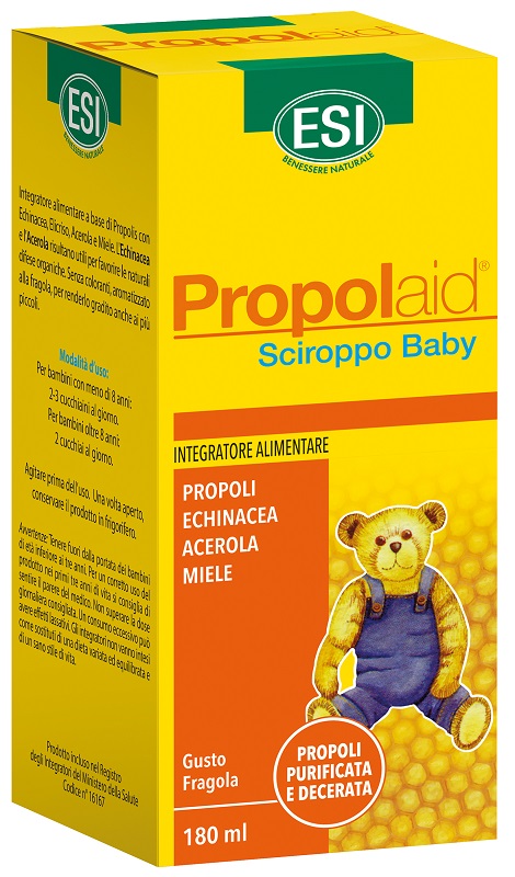 ESI PROPOLAID PROPOLBABY SCIROPPO 180 ML - Farmacia Puddu Baire S.r.l.