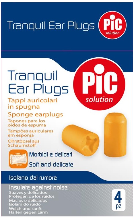 TAPPI AURICOLARI TRANQUIL IN SPUGNA 4 PEZZI - Farmacia Puddu Baire S.r.l.