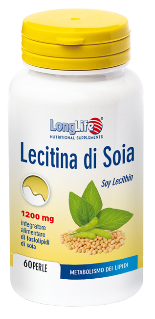 LONGLIFE LECITINA SOIA 60 PERLE - Farmacia Puddu Baire S.r.l.
