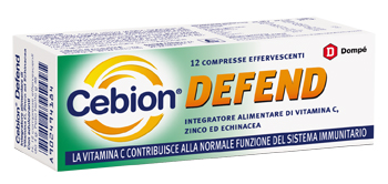 CEBION DEFEND 12 COMPRESSE EFFERVESCENTI - Farmacia Puddu Baire S.r.l.
