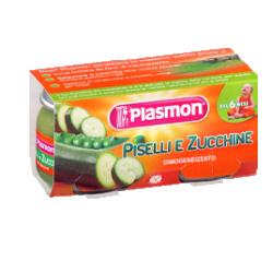 PLASMON OMOGENEIZZATO PISELLI ZUCCHINE 80 G X 2 PEZZI - Farmacia Puddu Baire S.r.l.