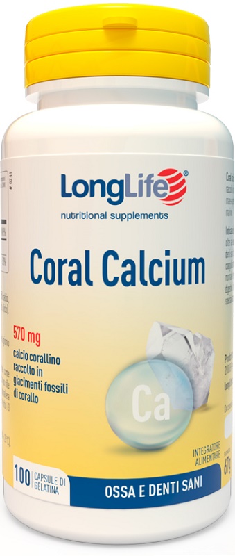 LONGLIFE CORAL CALCIUM 100 CAPSULE - Farmacia Puddu Baire S.r.l.
